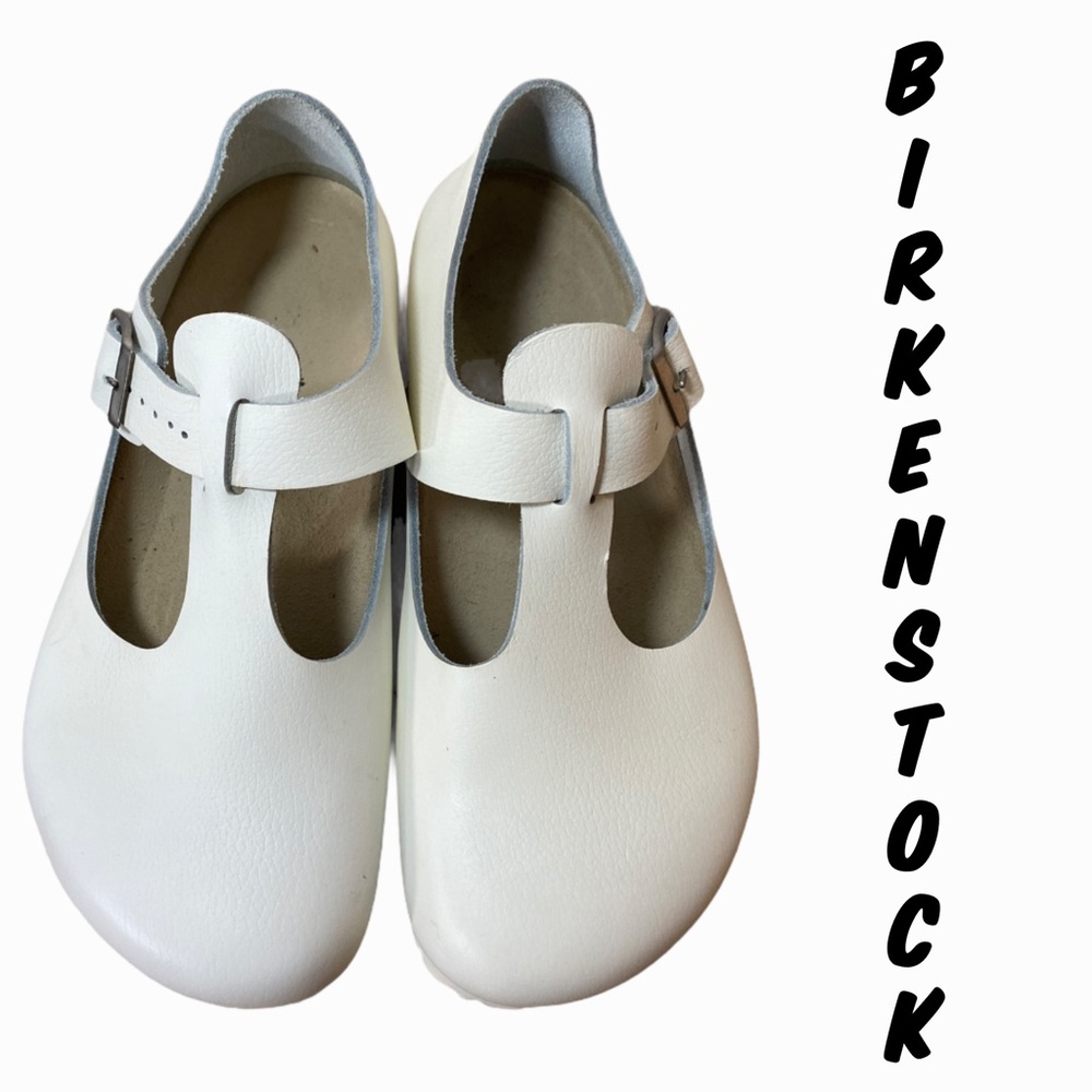 Birkenstock WHITE Paris Clogs RARE